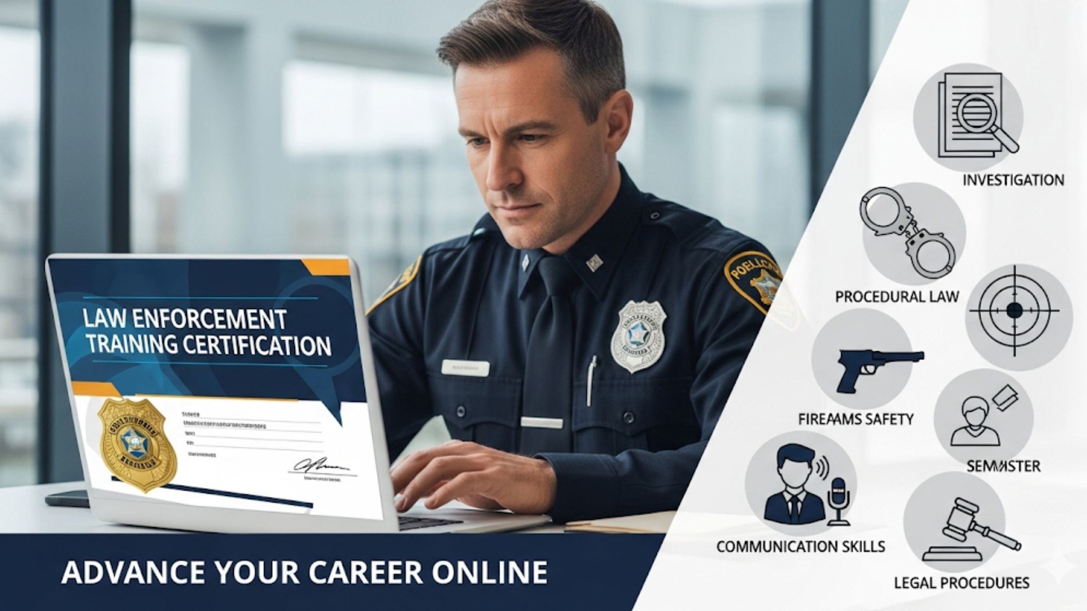 What Are the Key Benefits of Earning Law Enforcement Training Certifications Online?