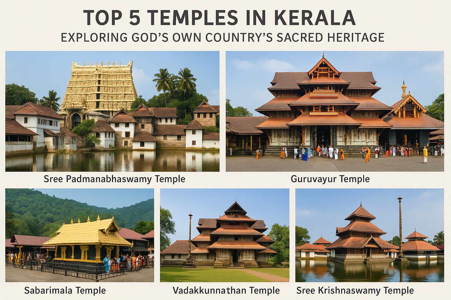 Top 5 Temples in Kerala You Must Visit – Famous Kerala Temples Guide