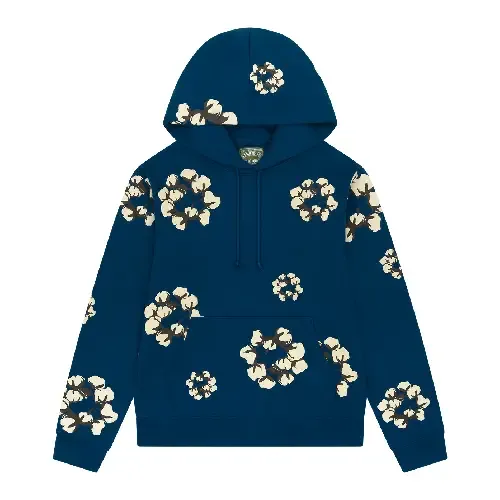 Cactus-Tears-Wreath-Hoodie-Navy