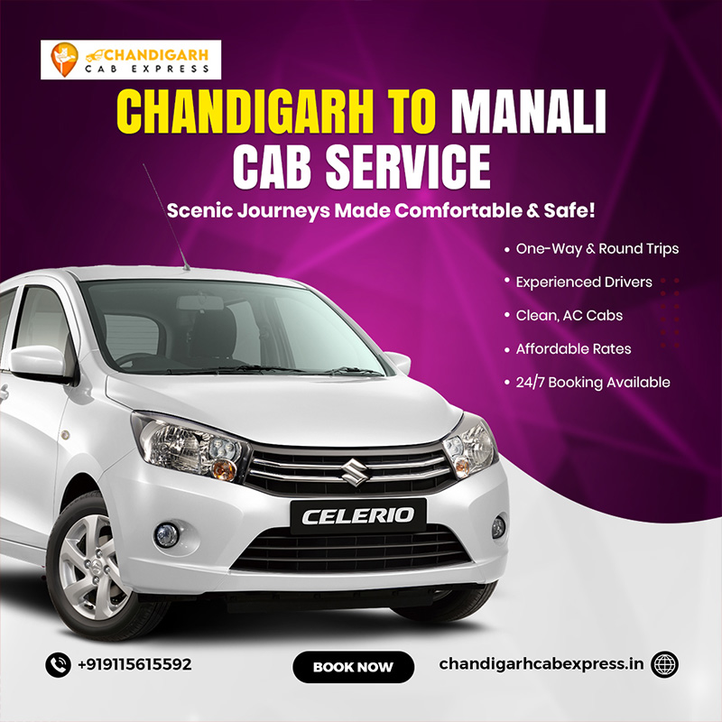 Chandigarh to Manali taxi
