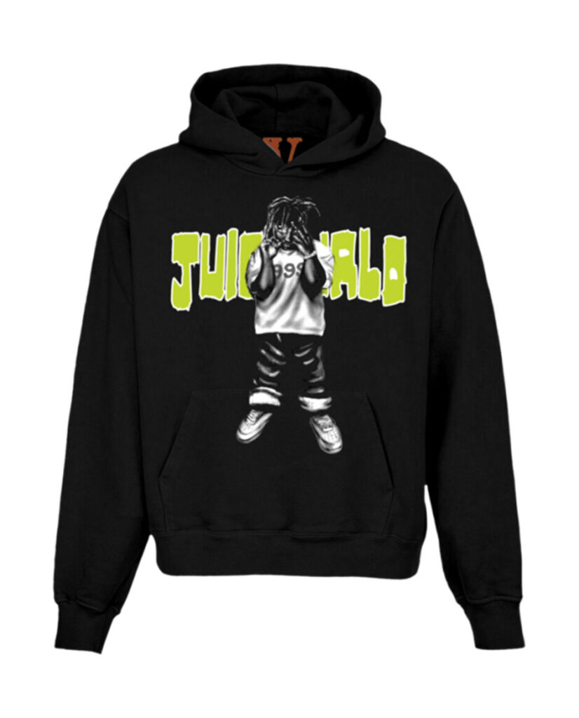 Juice Wrld x Vlone Moty Hoodie – Black
