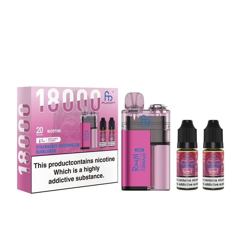 R and M Tornado 18000 Box of 5 Best Power Vape Device