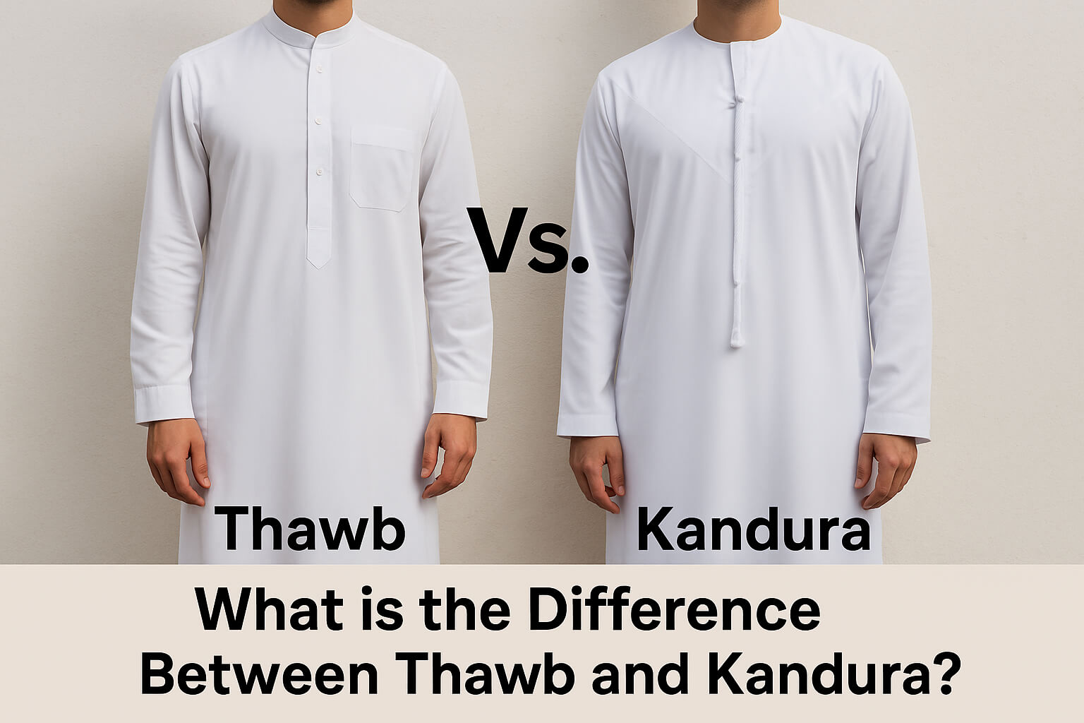 What is the Difference Between Thawb and Kandura?