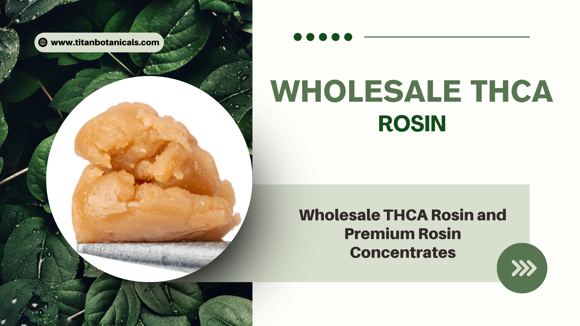 wholesale thca rosin