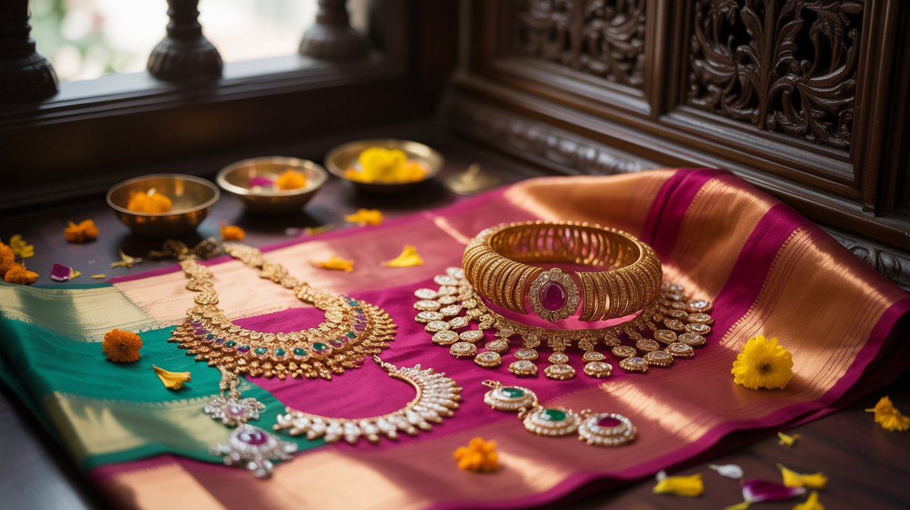 Indian jewelry for Diwali