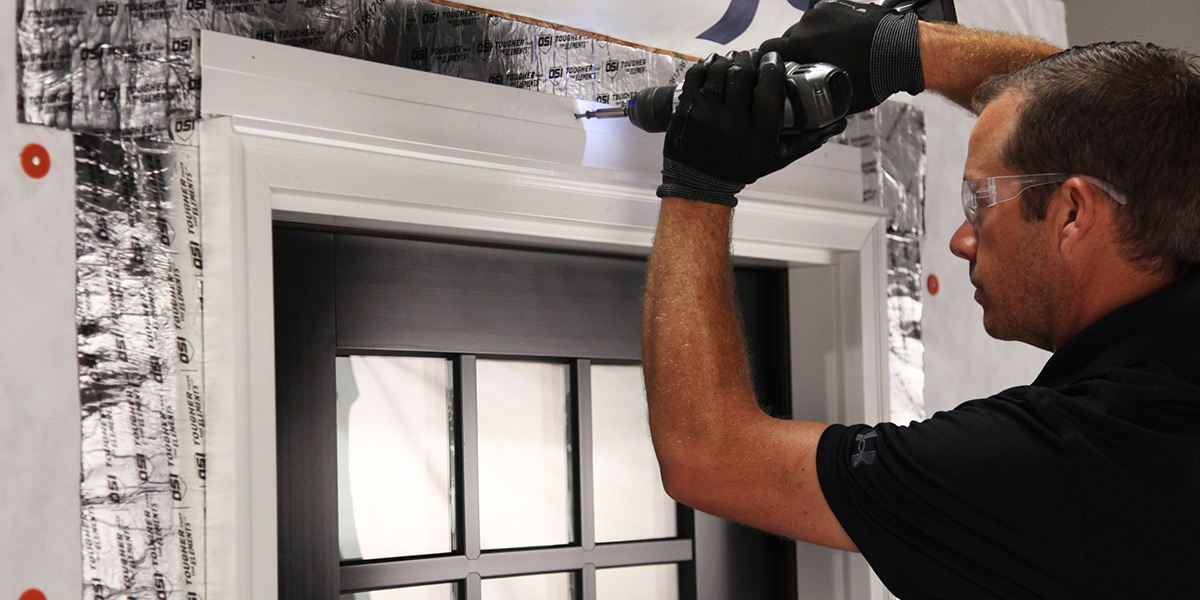Garage door installation