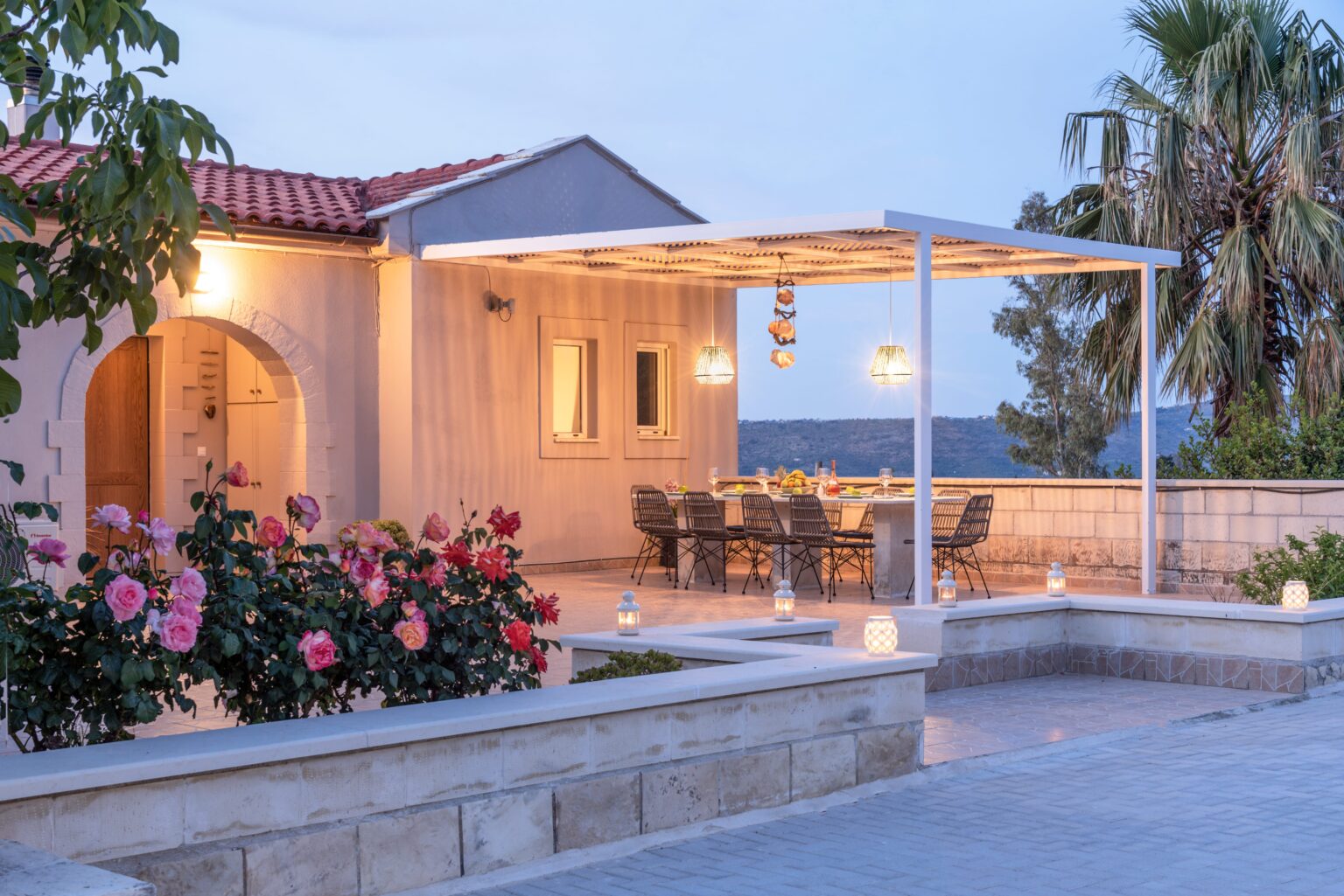 Private Villa In Crete For 16 Guests
