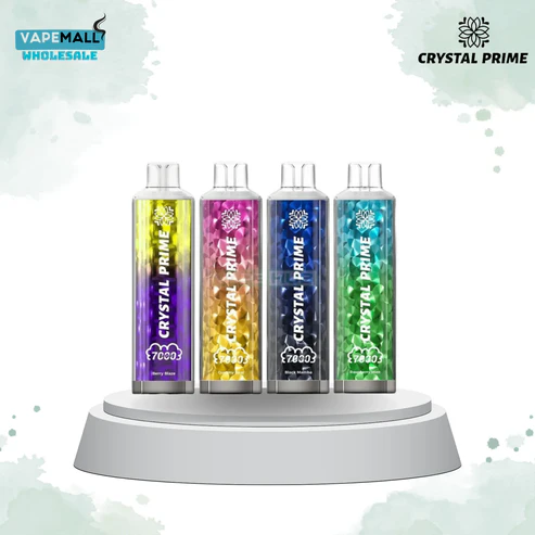 Crystal Prime 7000 puffs box of 10 vaping device pack