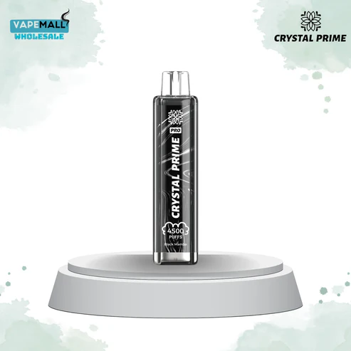 crystal prime pro 4500 puffs box of 10 Crystal prime pro 4500 puffs box of 10 with multiple flavour options displayed