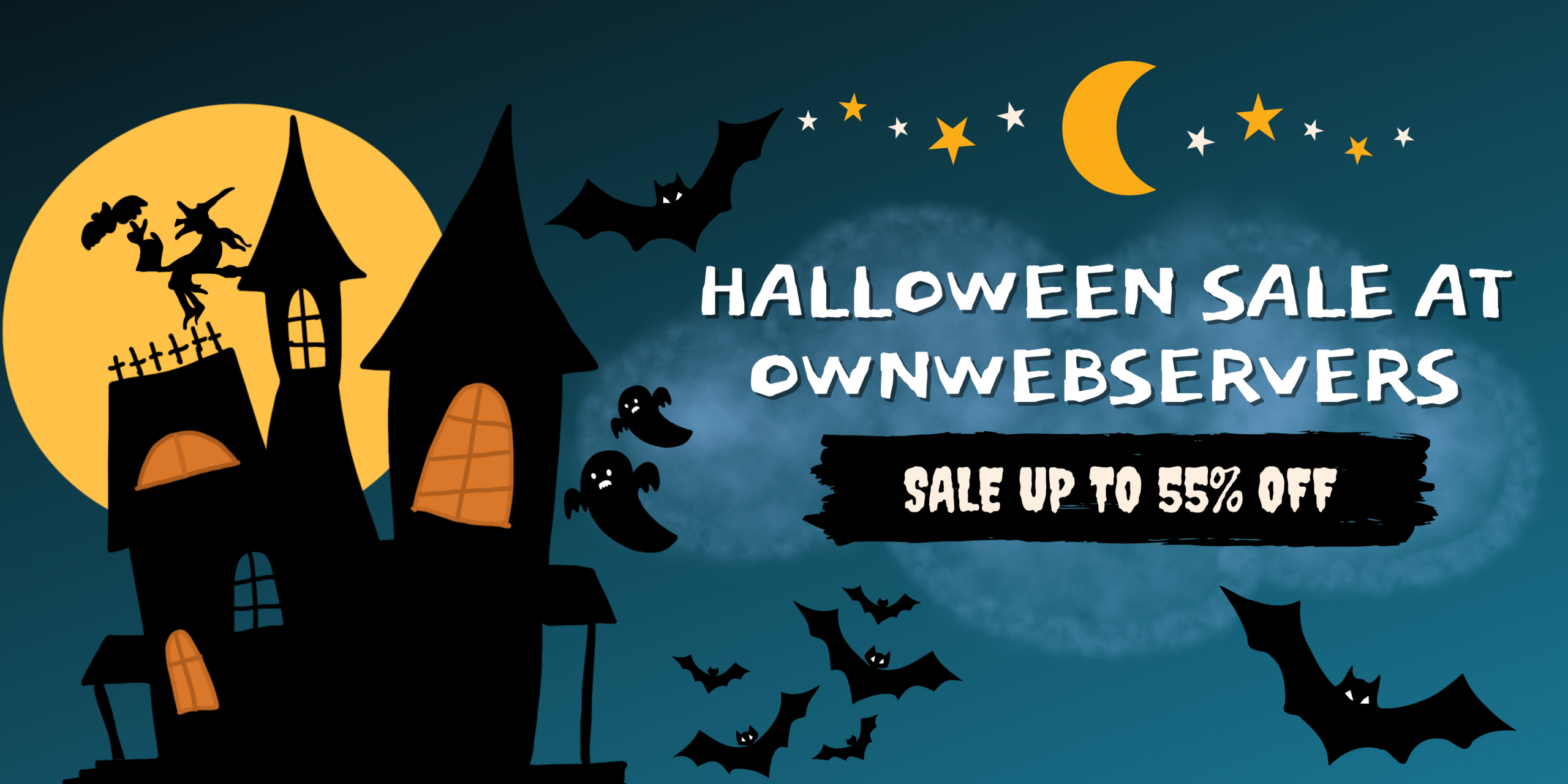 Halloween SALE at OwnWebServers