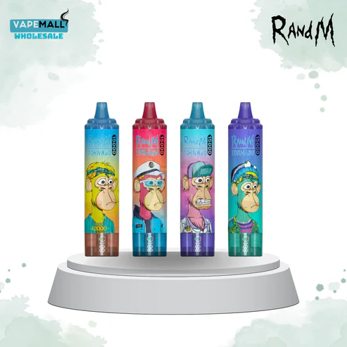 R and M 15000 puffs box of 10 disposable vape devices in assorted flavours UK edition