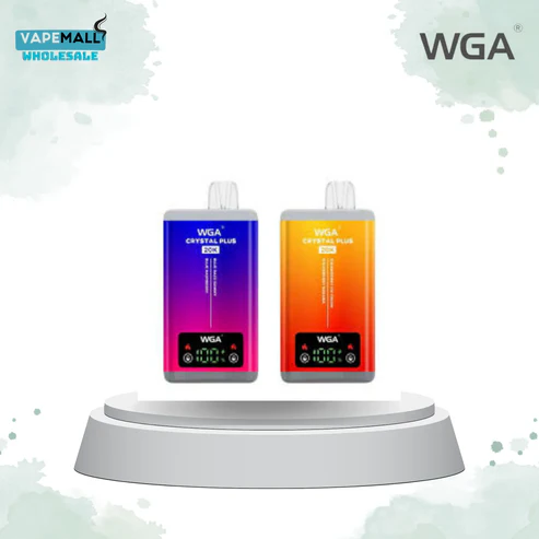 WGA Crystal 20000 puffs Box of 10 disposable vapes in assorted flavours