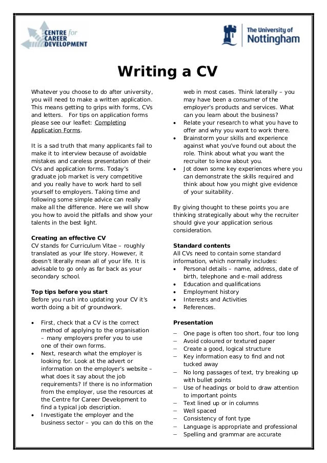 What Kind of CV do Employers Prefer?