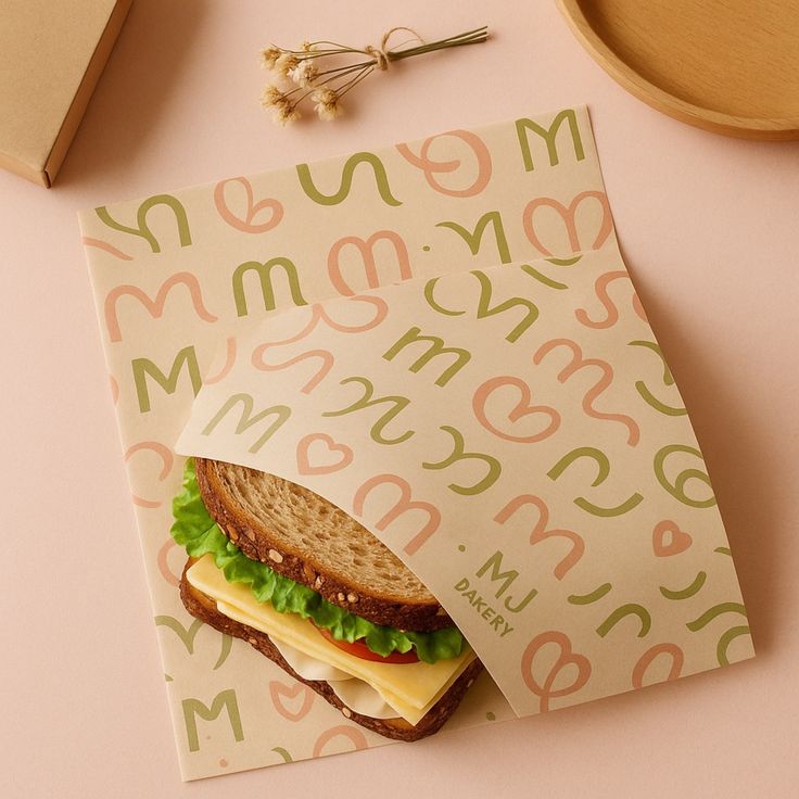 logo greaseproof paper